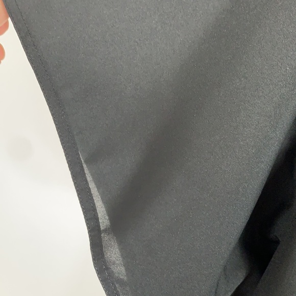 Priority ONE black short sleeved button top 18 - Picture 3 of 7